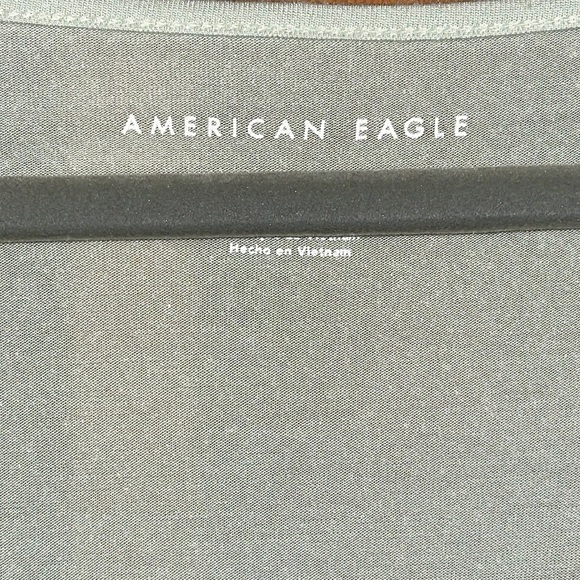 American Eagle Sage green Modal Long Sleeve Blouse Sz. MD - Picture 7 of 11